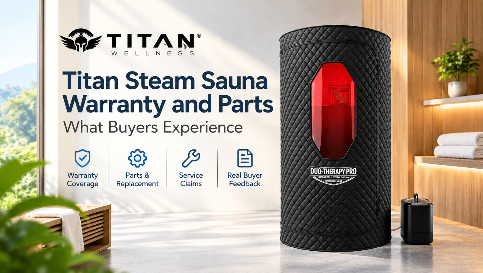 Featured image for “Titan Steam Sauna Warranty and Parts: What Buyers Experience”