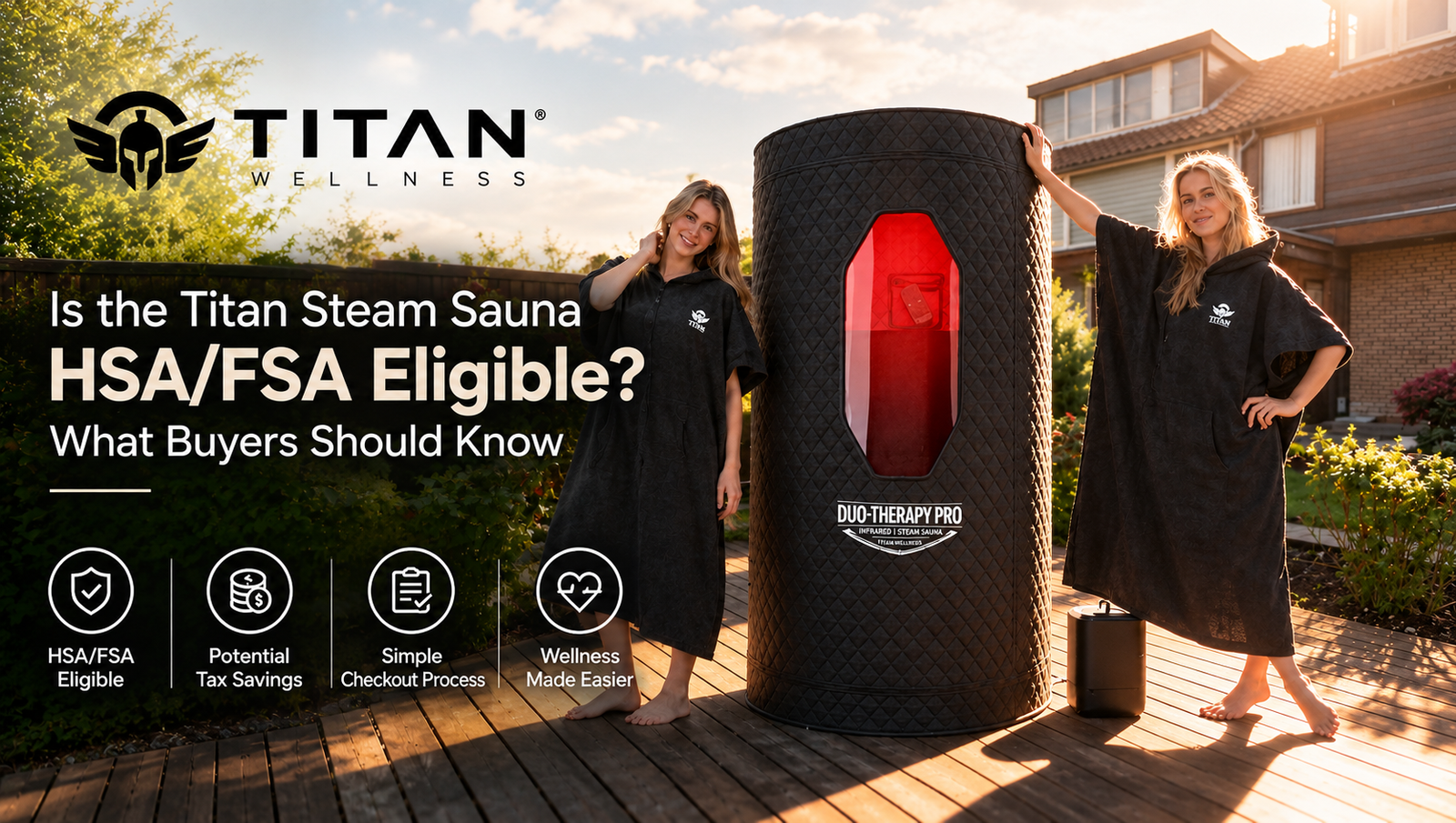 Featured image for “Is the Titan Steam Sauna HSA/FSA Eligible? What Buyers Should Know”